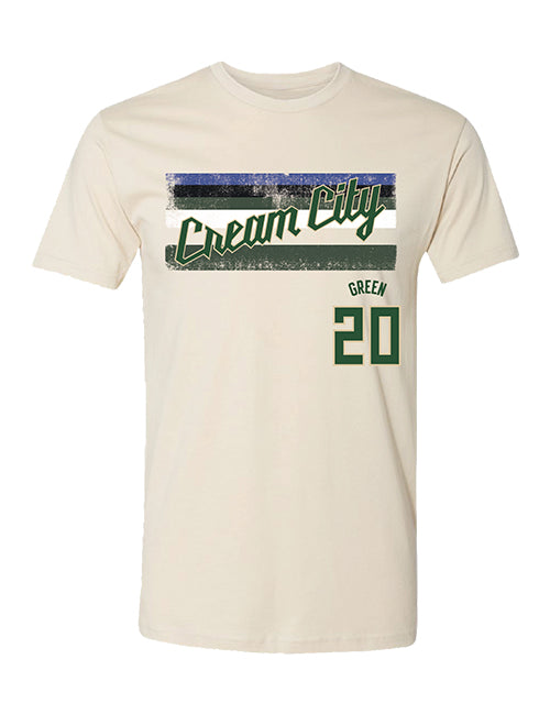 Bucks Pro Shop 2025-26 City Edition AJ Green Milwaukee Bucks T-Shirt-front