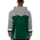 New Era Leisure Throw Milwaukee Bucks Hooded Sweatshirt