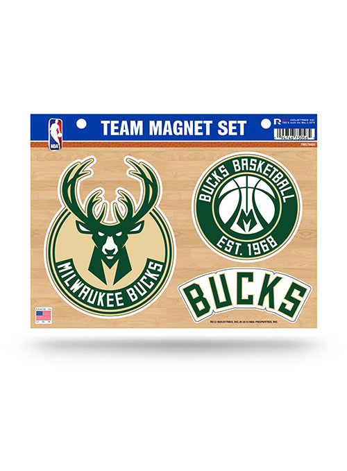 Rico 3-Pack Milwaukee Bucks Magnet Set