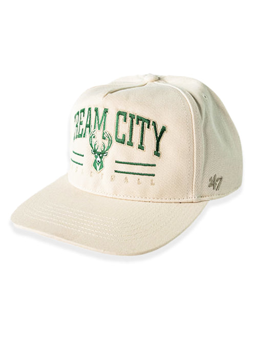 '47 Brand 2025-26 City Edition Hitch Milwaukee Bucks Snapback Hat-left