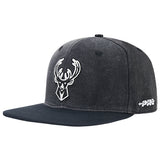 Pro Standard First Time Milwaukee Bucks Pro Snapback Hat-left