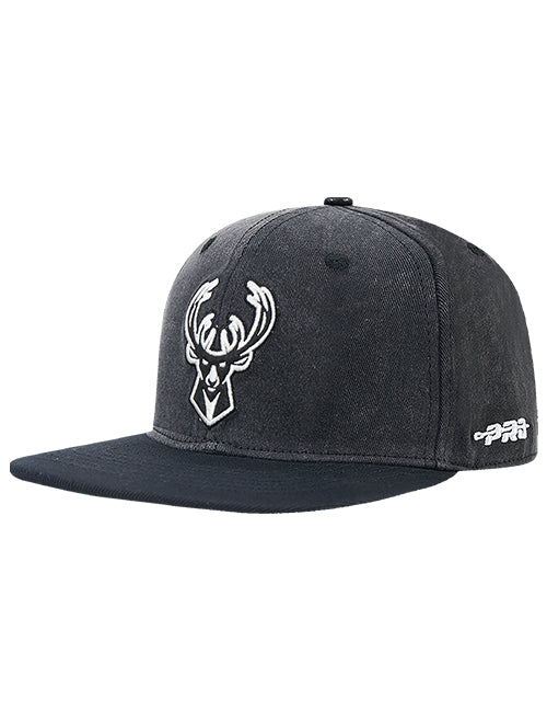 Pro Standard First Time Milwaukee Bucks Pro Snapback Hat-left