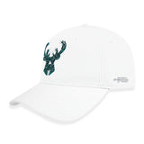 Women's Pro Standard Crystalline Pro Arc Milwaukee Bucks Adjustable Hat-left