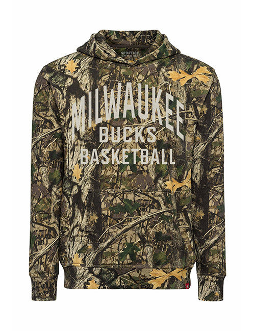 Sportiqe Drake Milwaukee Bucks Camouflage Hooded Sweatshirt-front