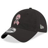 New Era Breast Cancer Awareness Black and Pink Milwaukee Bucks Adjustable Hat