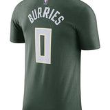 Nike 2022 Icon Edition Brayden Burries Milwaukee Bucks T-Shirt-BACK