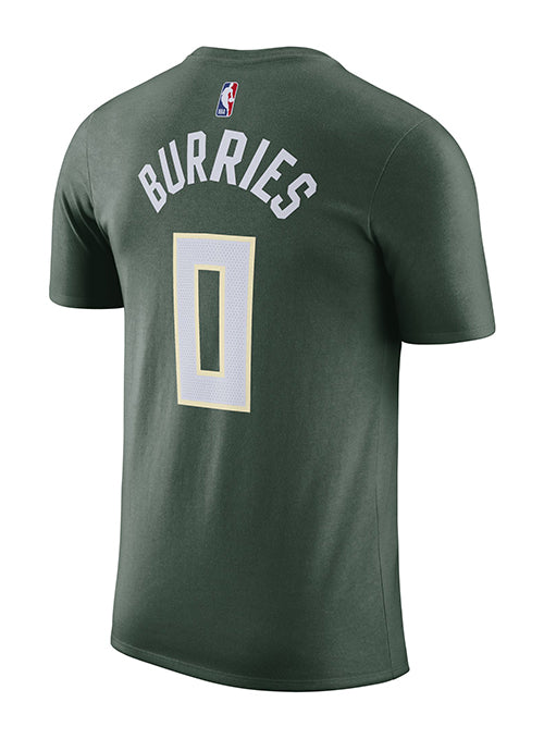 Nike 2022 Icon Edition Brayden Burries Milwaukee Bucks T-Shirt-BACK