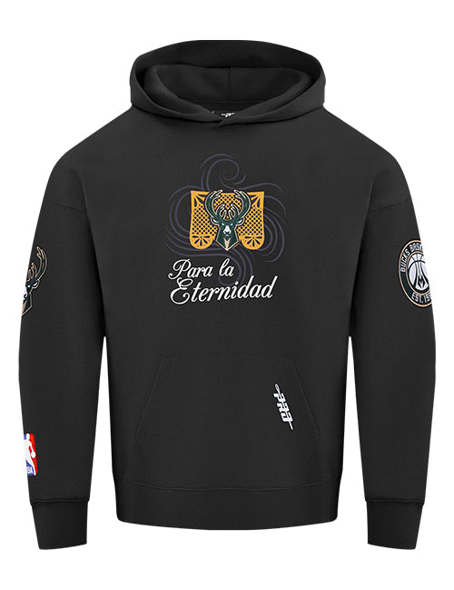 Pro Standard Para La Eternidad Milwaukee Bucks Hooded Sweatshirt-front