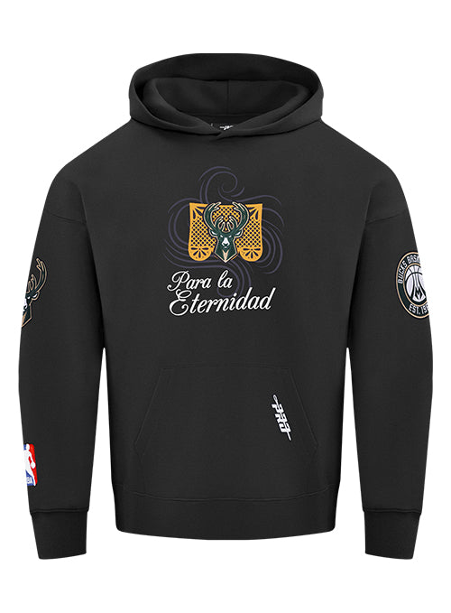 Pro Standard Para La Eternidad Milwaukee Bucks Hooded Sweatshirt-front