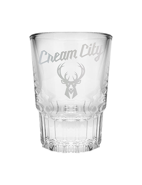 Great American 2025-26 City Edition Milwaukee Bucks Shot Glass