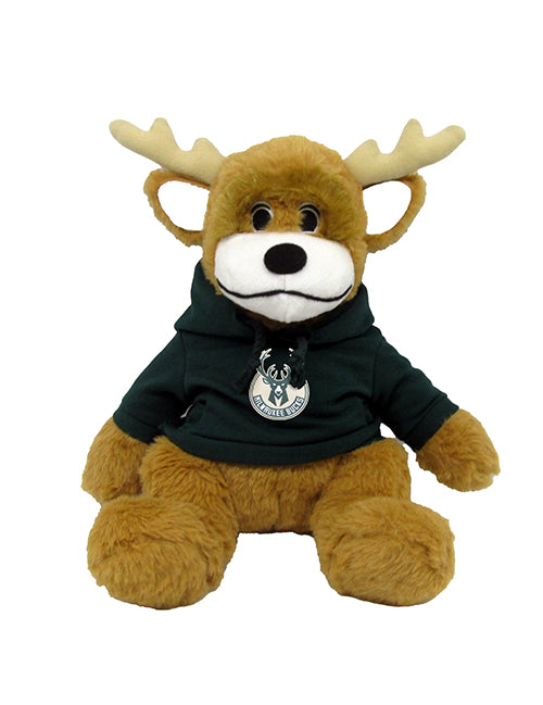 Bango Buddy Global Milwaukee Bucks Hooded Sweatshirt-on plush