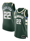 Nike 2022 Icon Edition Khris Middleton Milwaukee Bucks Authentic Jersey