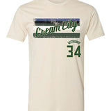 Bucks Pro Shop 2025-26 City Edition Giannis Antetokounmpo Milwaukee Bucks T-Shirt