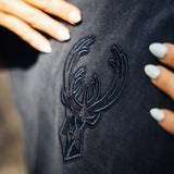 Pro Standard Classic Navy Washed Milwaukee Bucks Drop Shoulder T-Shirt