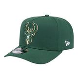 Youth New Era 9Seventy Conference Patch Milwaukee Bucks Snapback Hat-left