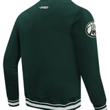 Pro Standard Original Players Milwaukee Bucks Crewneck Sweatshirt=angled back
