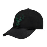 Women's Pro Standard Jewels Milwaukee Bucks Adjustable Hat-angled left
