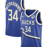 Nike 2024-25 City Edition Giannis Antetokounmpo Milwaukee Bucks Swingman Jersey-collage