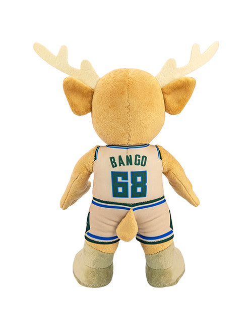 Bleacher Creature 2025-26 City Edition Bango Milwaukee Bucks  10'' Plush-back