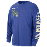 Nike 2024-2025 City Edition Max90 Milwaukee Bucks Long Sleeve T-Shirt-front