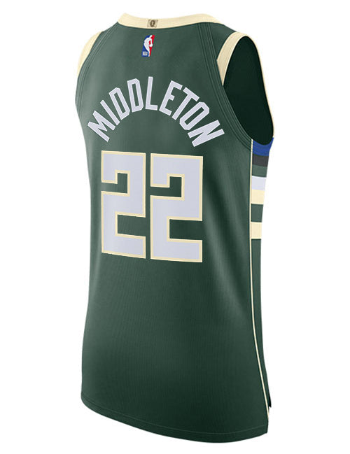 Nike 2022 Icon Edition Khris Middleton Milwaukee Bucks Authentic Jersey-BACK