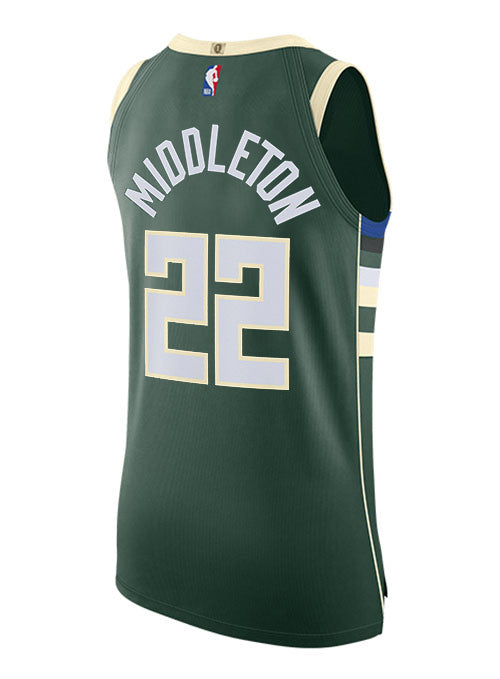 Nike 2022 Icon Edition Khris Middleton Milwaukee Bucks Authentic Jersey-BACK