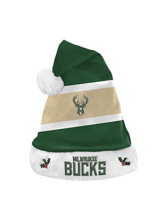 FOCO icon Milwaukee Bucks Embroidered Santa Hat