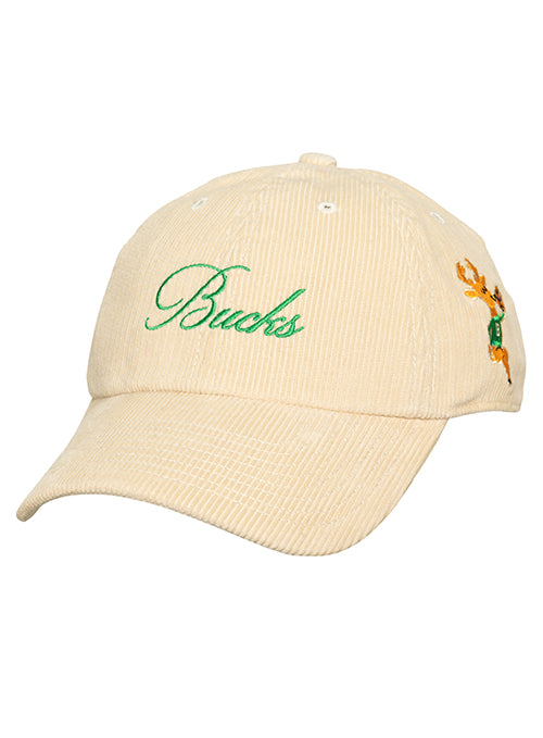 Mitchell & Ness HWC '68 Corduroy Milwaukee Bucks Adjustable Hat-front