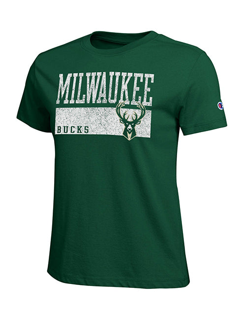 Women's Champion Core Milwaukee Bucks T-Shirt