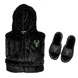 ISlide Phantom Milwaukee Bucks Robe & Slide Bundle-bundle