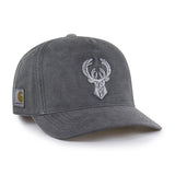 '47 Brand x Carhartt Garment Dyed Hitch Milwaukee Bucks Snapback Hat-right