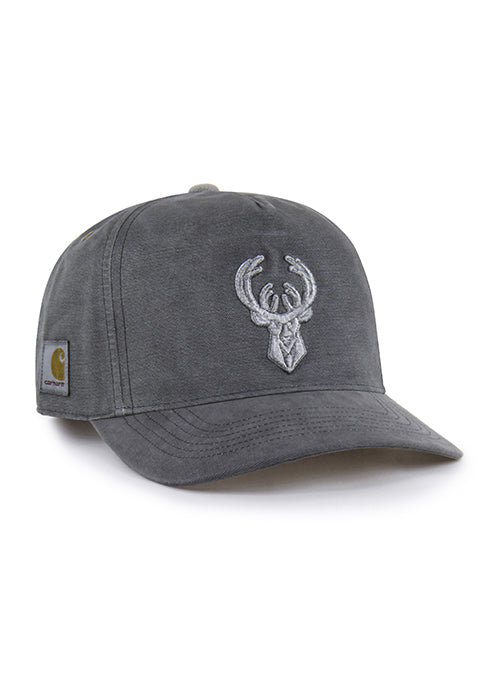'47 Brand x Carhartt Garment Dyed Hitch Milwaukee Bucks Snapback Hat-right
