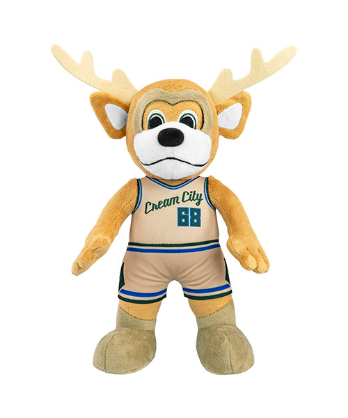 Bleacher Creature 2025-26 City Edition Bango Milwaukee Bucks  10'' Plush-front
