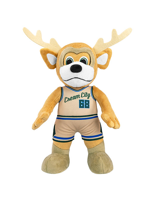 Bleacher Creature 2025-26 City Edition Bango Milwaukee Bucks  10'' Plush-front