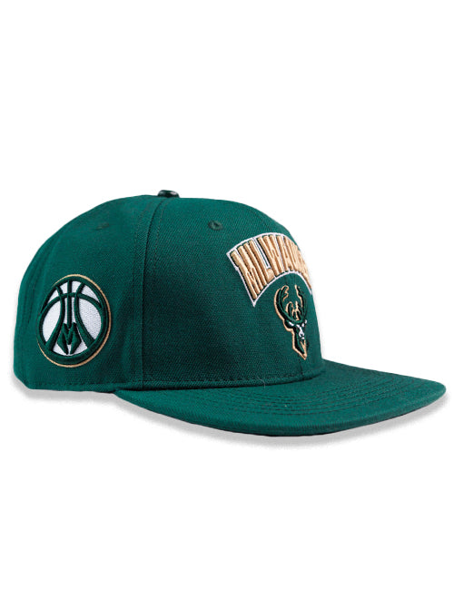 Pro Standard Turn it Up Green Milwaukee Bucks Hat-right