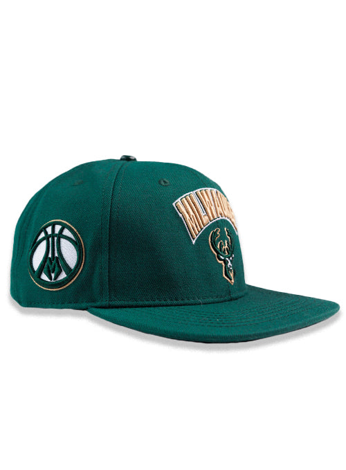 Pro Standard Turn it Up Green Milwaukee Bucks Hat-right