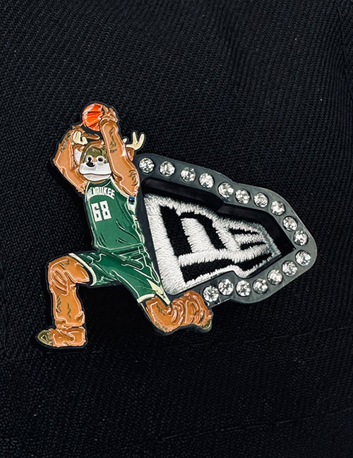 Pro Specialties Group Dunking Bango Milwaukee Bucks Hat Pin-pin on hat