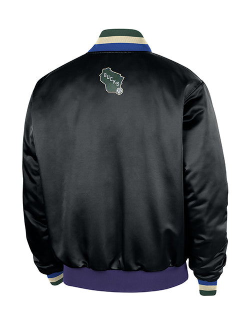 Nike 2025-26 City Edition Premium Milwaukee Bucks Jacket-back