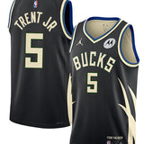 Jordan 2022 Statement Edition Gary Trent Jr. Milwaukee Bucks Swingman Jersey-collage