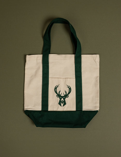 Green Icon Milwaukee Bucks Tote Bag
