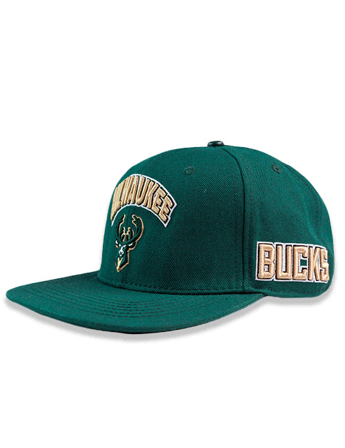 Pro Standard Turn it Up Green Milwaukee Bucks Hat-left