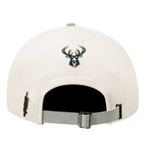 Pro Standard Stamped Pinch Front Milwaukee Bucks Adjustable Hat-back