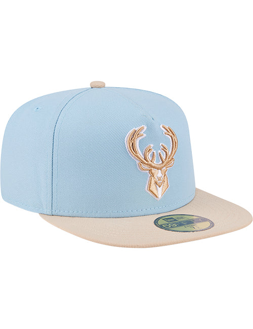 New Era 59Fifty Color Pack 2-Tone Blue Milwaukee Bucks Fitted Hat-right