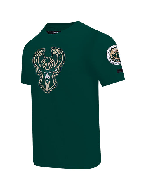 Pro Standard DIY Pick Stitch Milwaukee Bucks T-Shirt-front, angled 