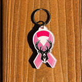 Breast Cancer Awareness Milwaukee Bucks Keychain