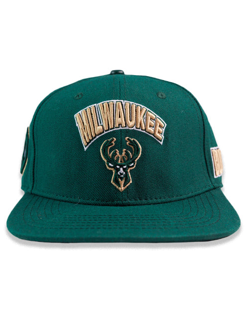 Pro Standard Turn it Up Green Milwaukee Bucks Hat-front