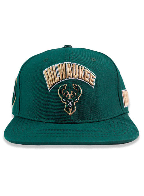 Pro Standard Turn it Up Green Milwaukee Bucks Hat-front