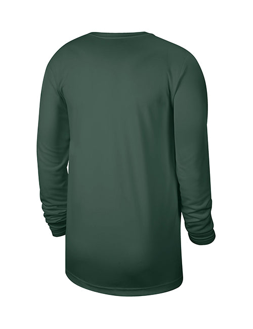 Nike 2025-26 Practice Milwaukee Bucks Long Sleeve T-Shirt-back