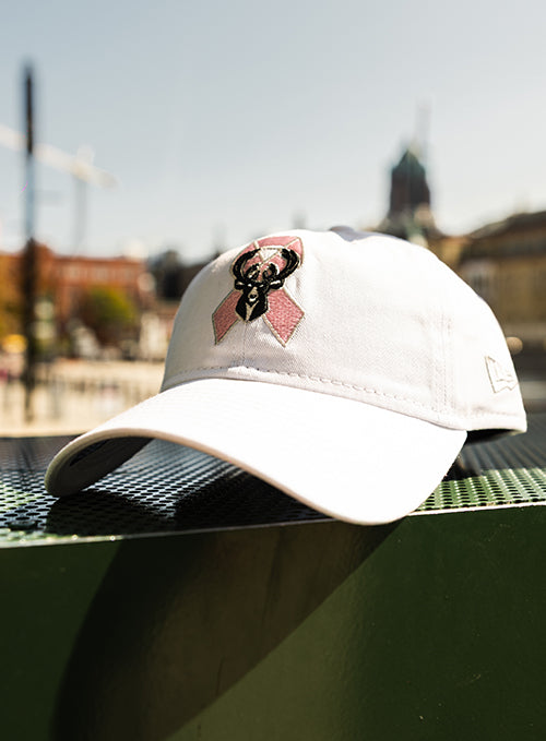 New Era Breast Cancer Awareness Milwaukee Bucks Adjustable Hat