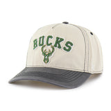'47 Brand Calderwood Milwaukee Bucks Hitch Snapback Hat=left